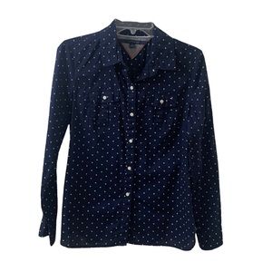 Tommy Hilfiger Medium Polkadot Button Up Shirt